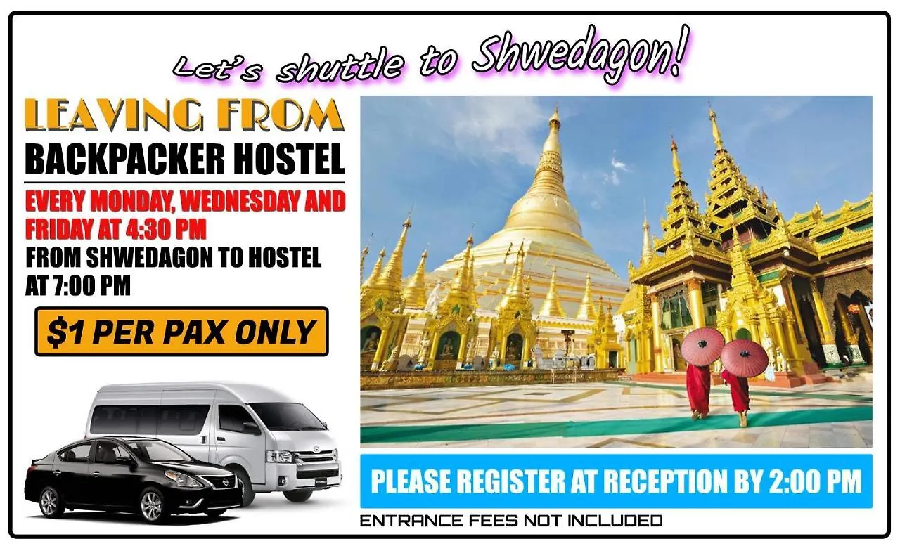 Backpacker Hostel (Adults Only) Yangon 0*,  Myanmar